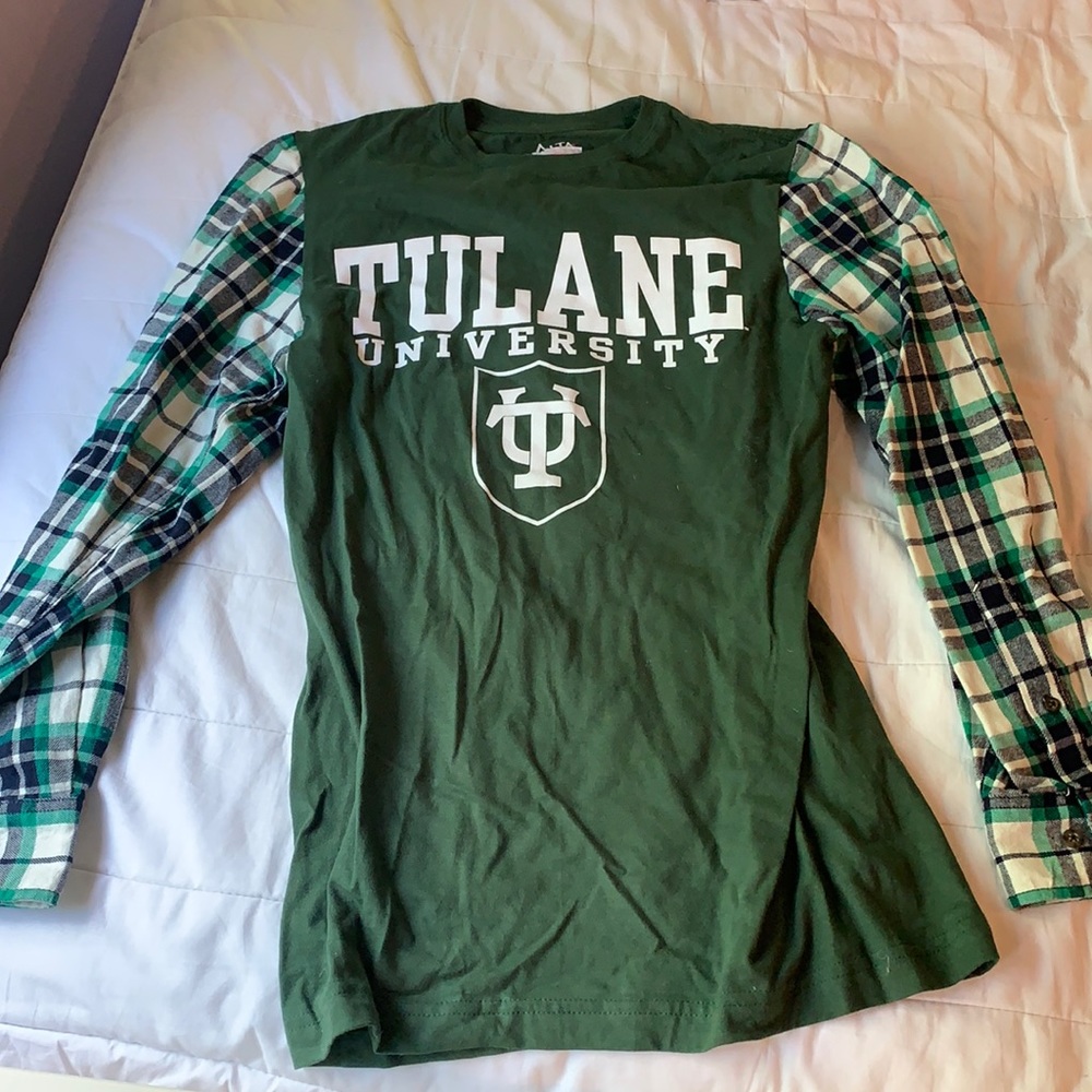 Tulane tailgate flannel